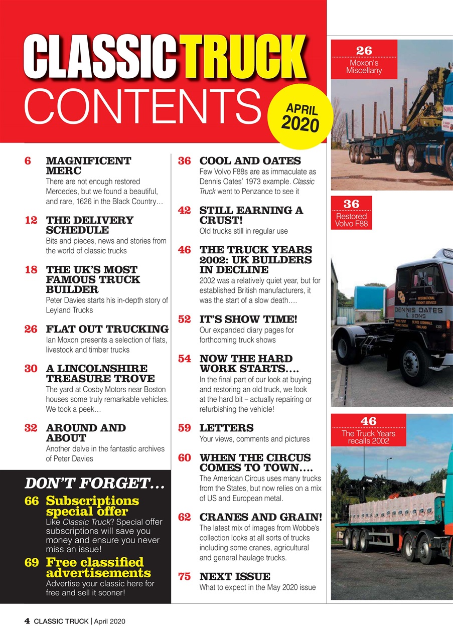 Classic Truck (OLD) Preview Pages