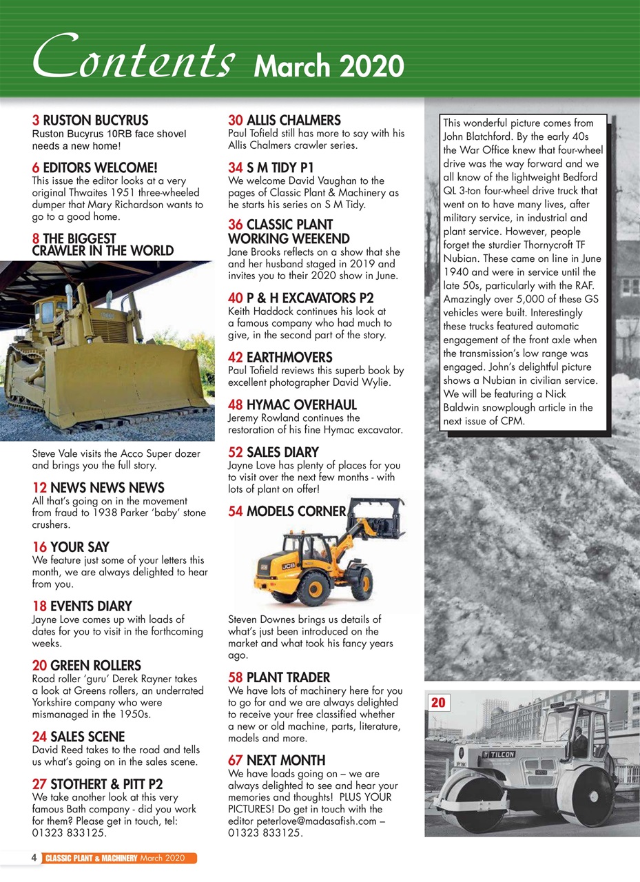 Classic Plant & Machinery Preview Pages