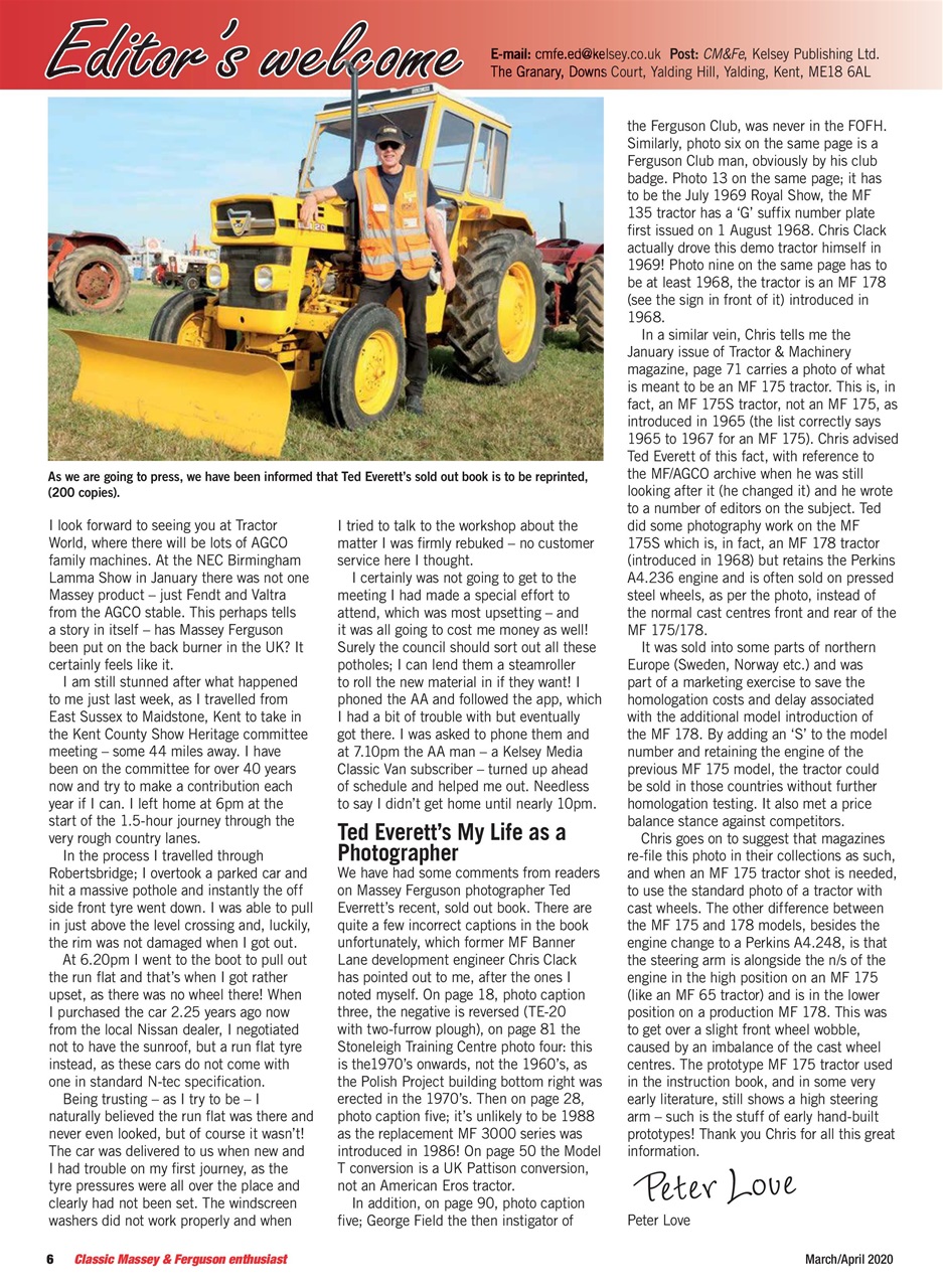 Classic Massey Preview Pages
