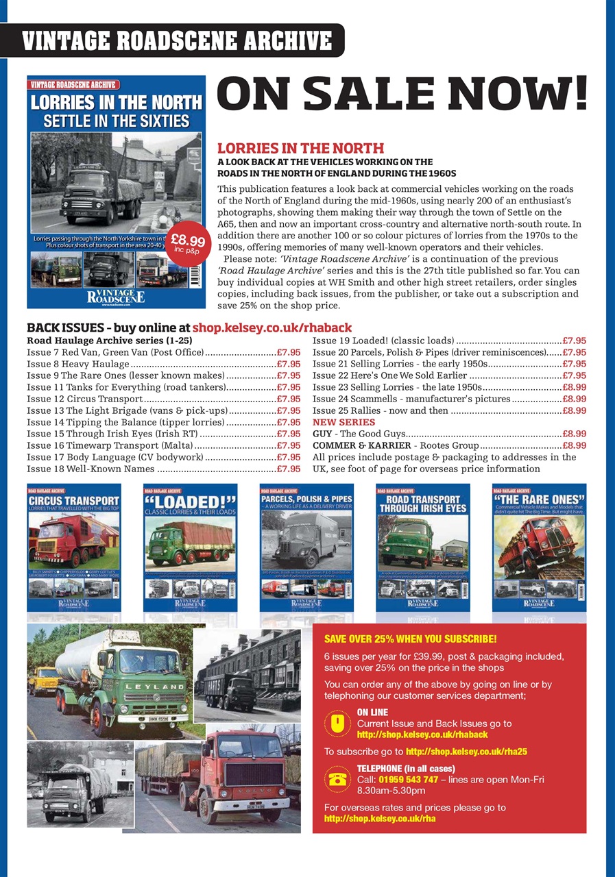 Vintage Roadscene Preview Pages