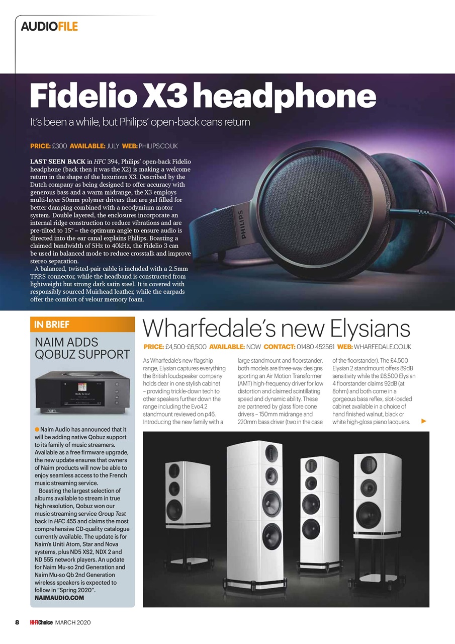 Hi-Fi Choice Preview Pages