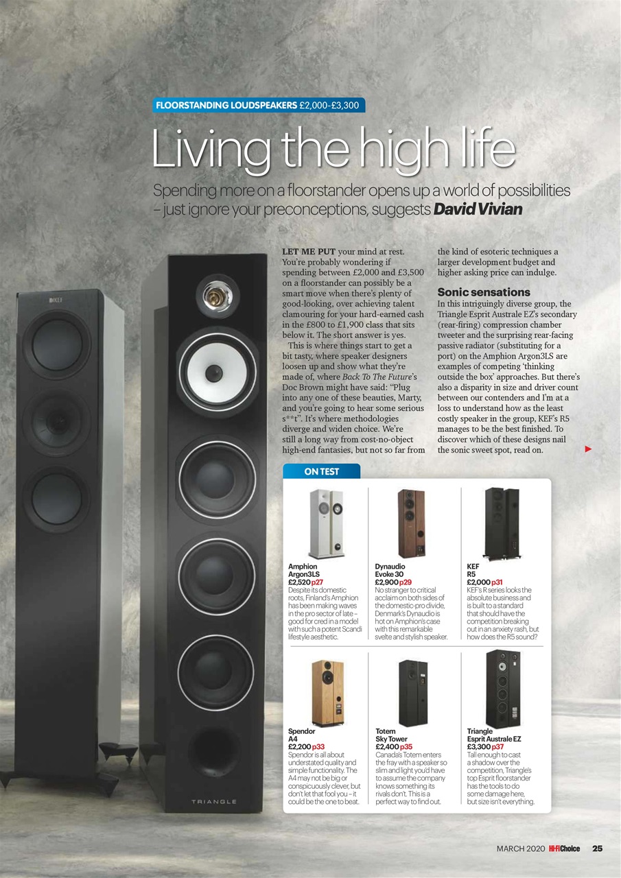 Hi-Fi Choice Preview Pages