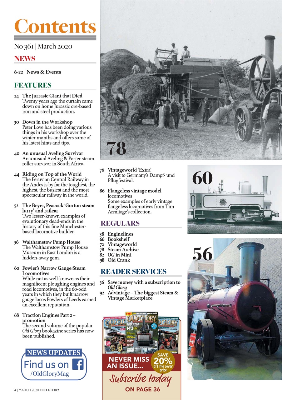 Old Glory Magazine Preview Pages