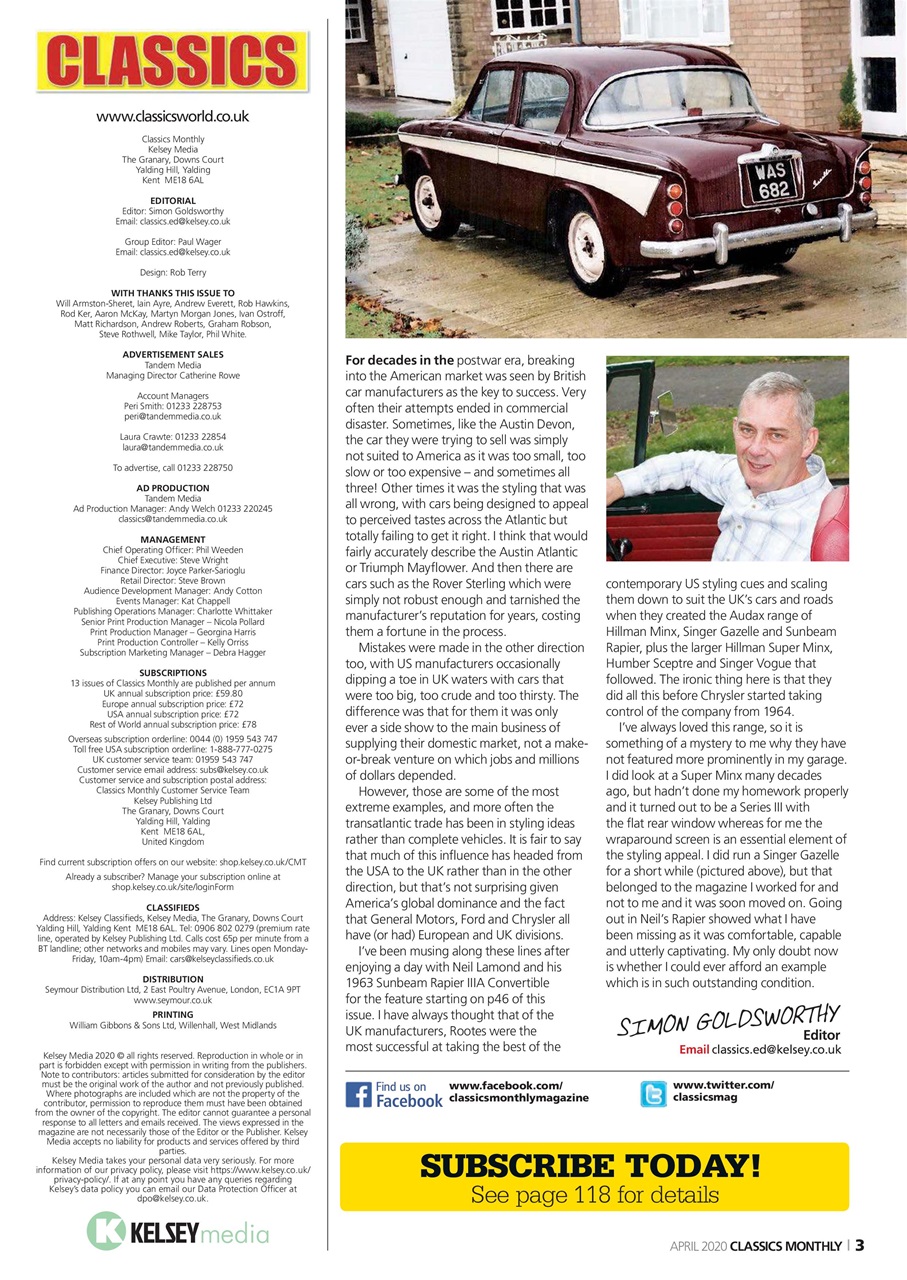 Classics World Preview Pages