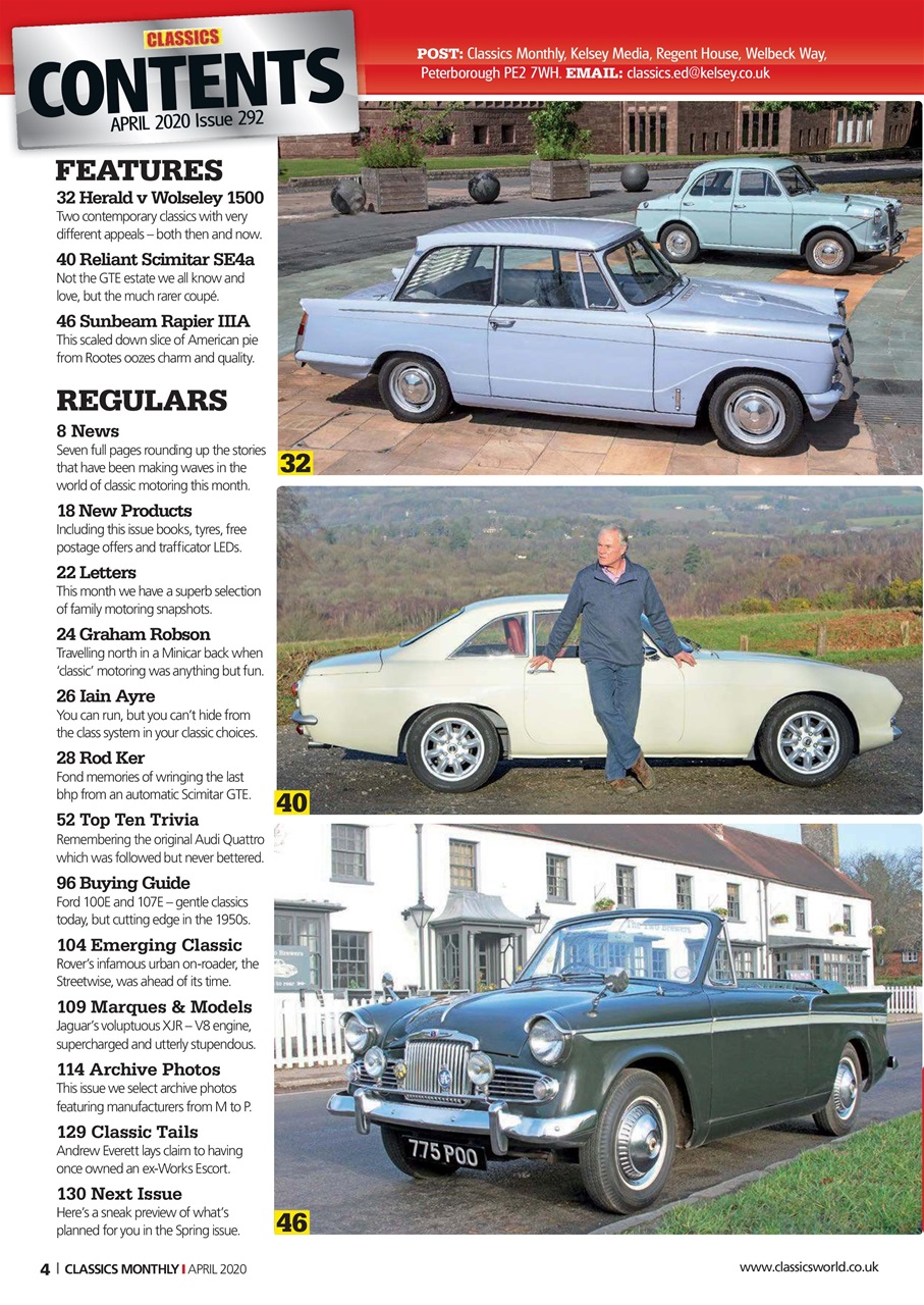 Classics World Preview Pages