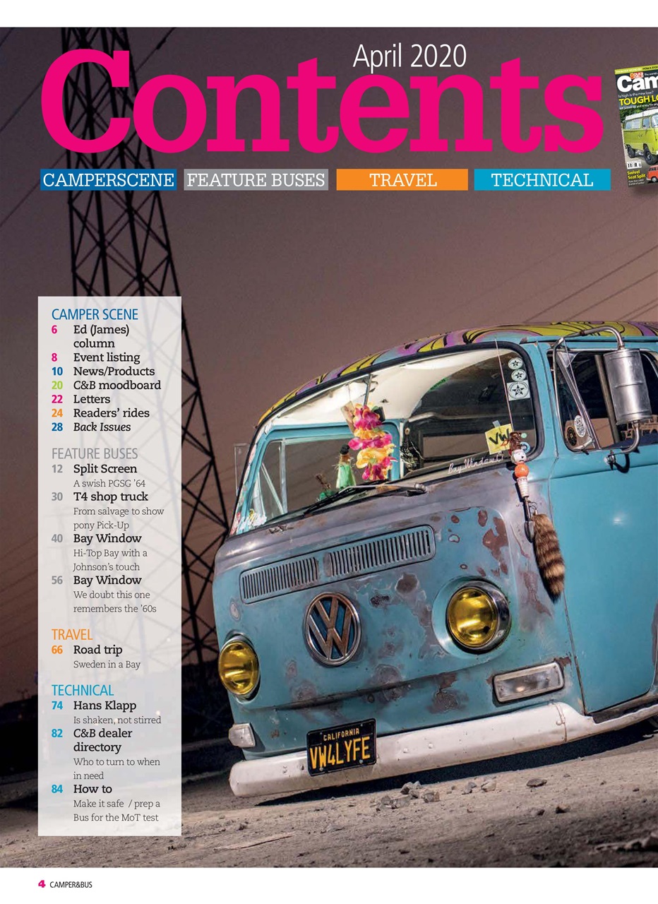 VW Camper Preview Pages