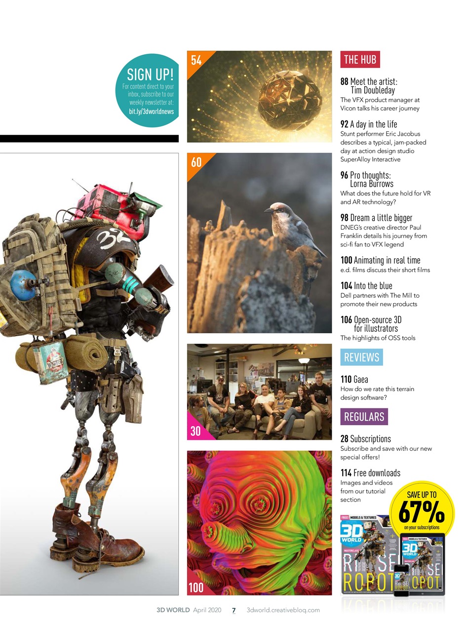 3D World Preview Pages