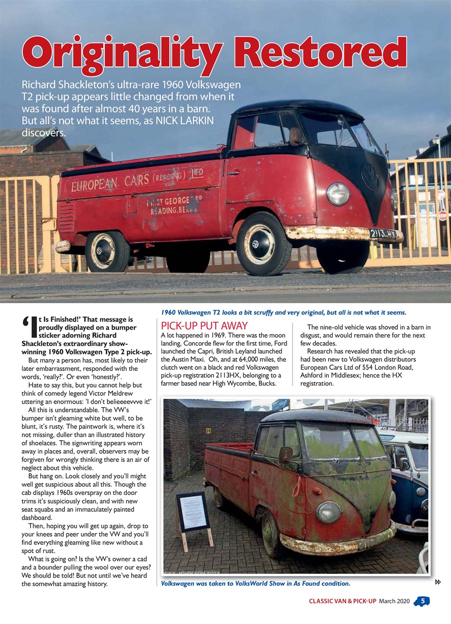 Classic Van & Pick-up Preview Pages