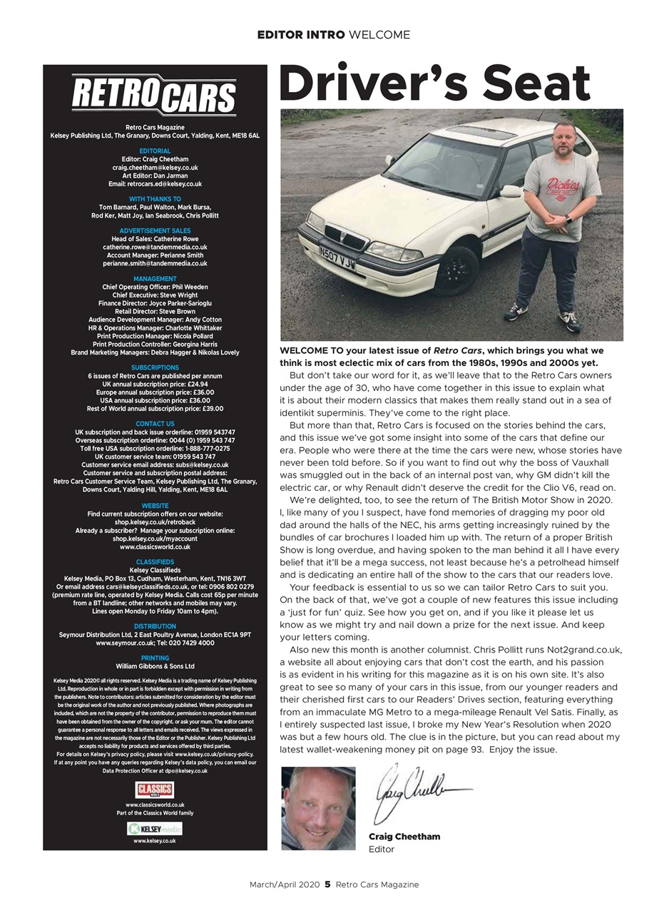 Retro Cars Preview Pages