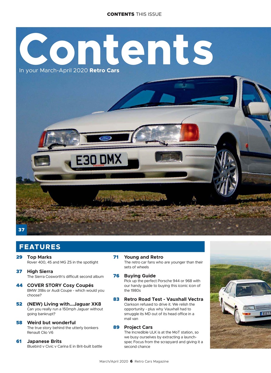 Retro Cars Preview Pages