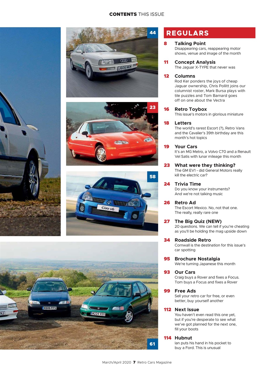Retro Cars Preview Pages