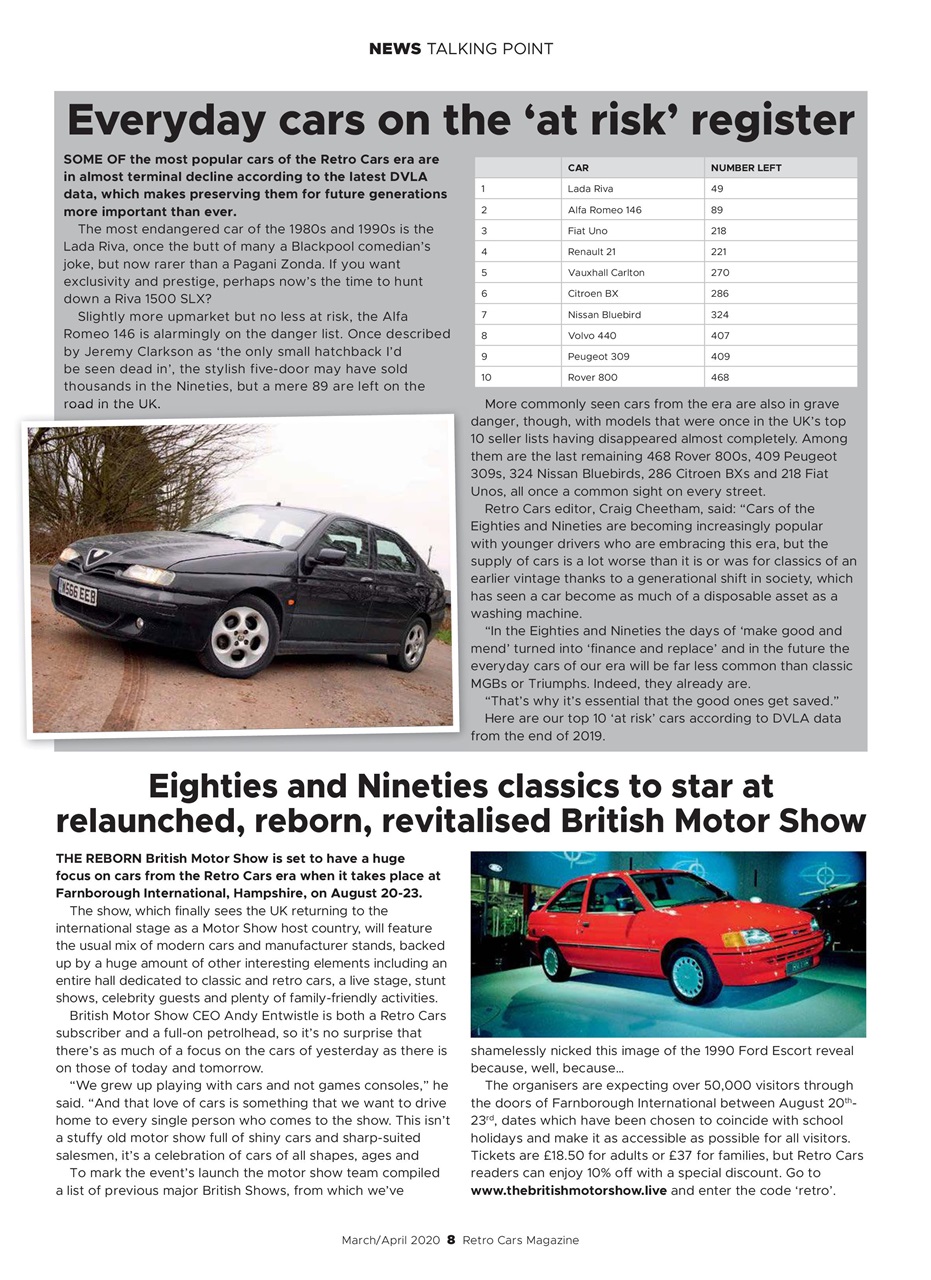Retro Cars Preview Pages
