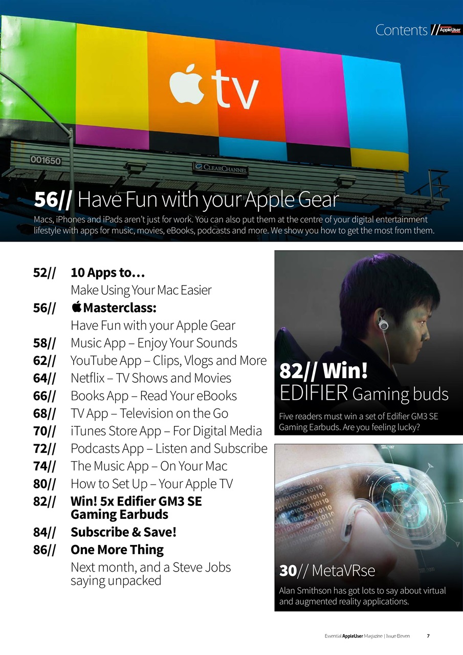 Essential Apple User Preview Pages