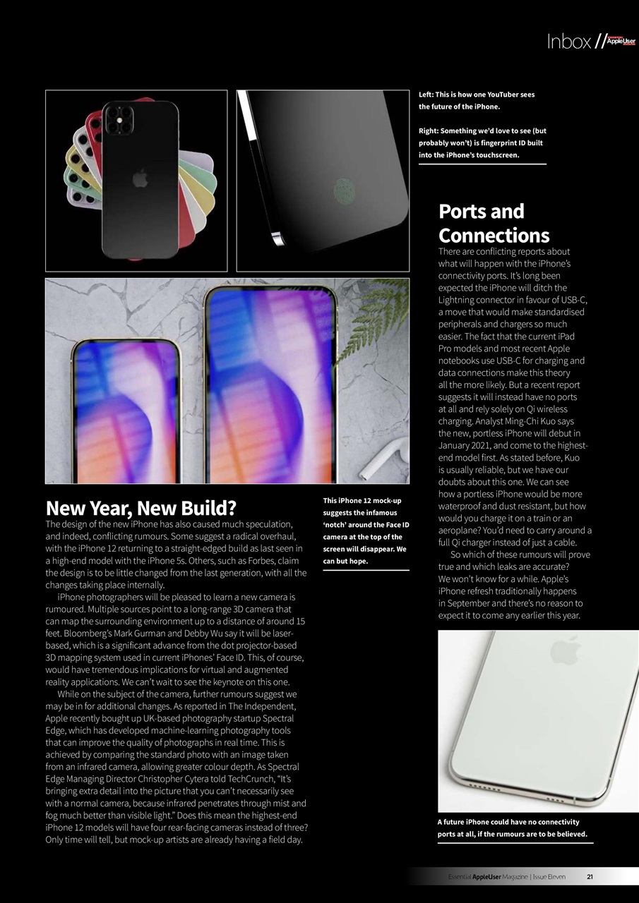 Essential Apple User Preview Pages