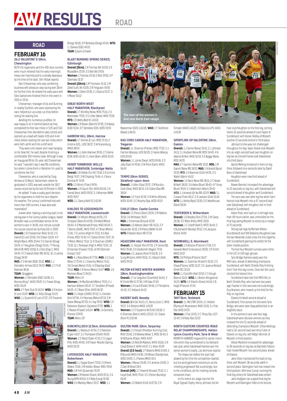 AW – Athletics Weekly Magazine Preview Pages