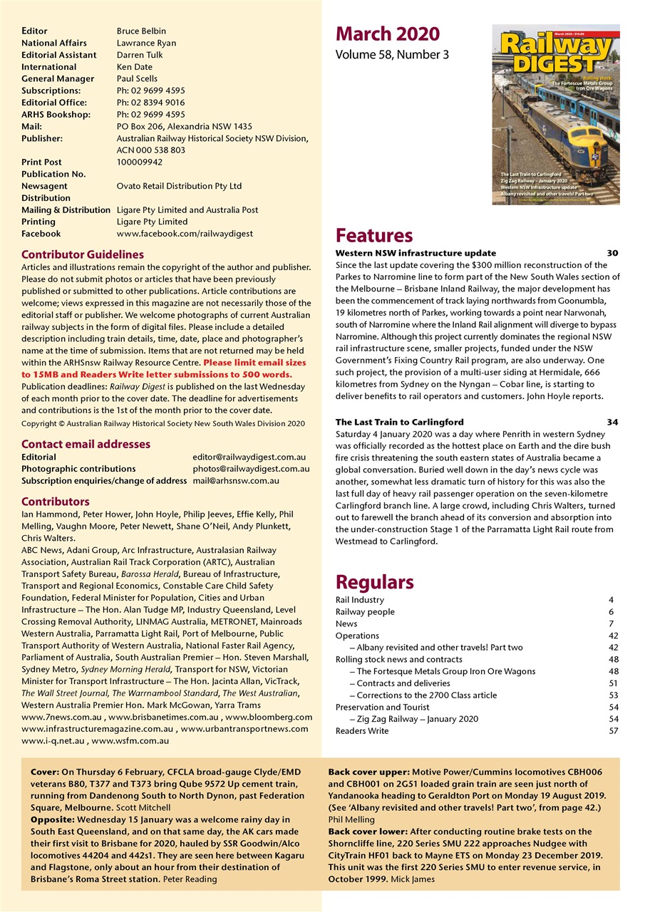 Railway Digest Preview Pages