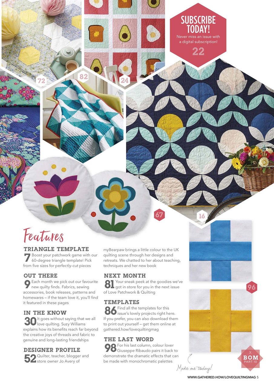 Love Patchwork & Quilting Preview Pages