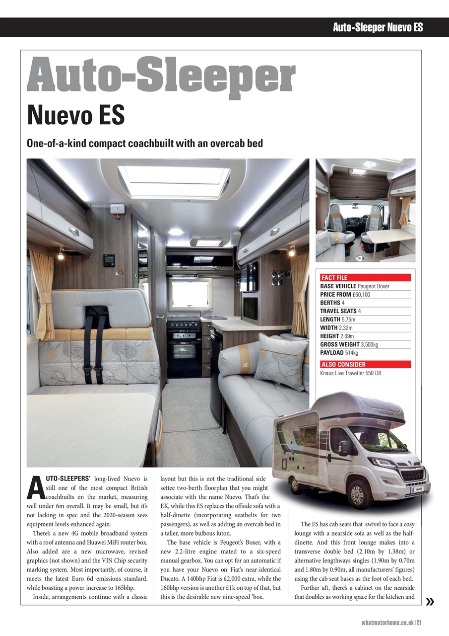 What Motorhome magazine Preview Pages