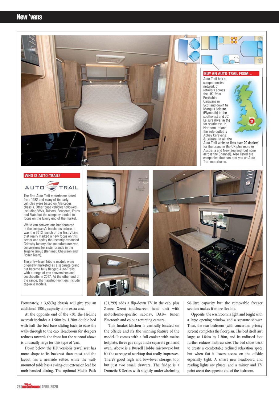 What Motorhome magazine Preview Pages