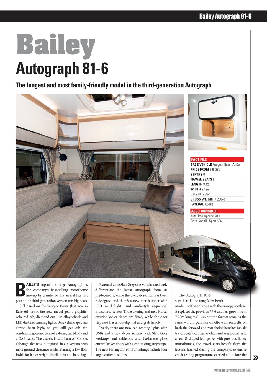 What Motorhome magazine Preview Pages