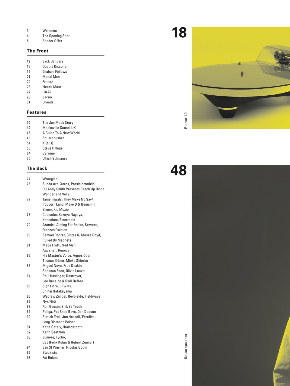 Electronic Sound Preview Pages