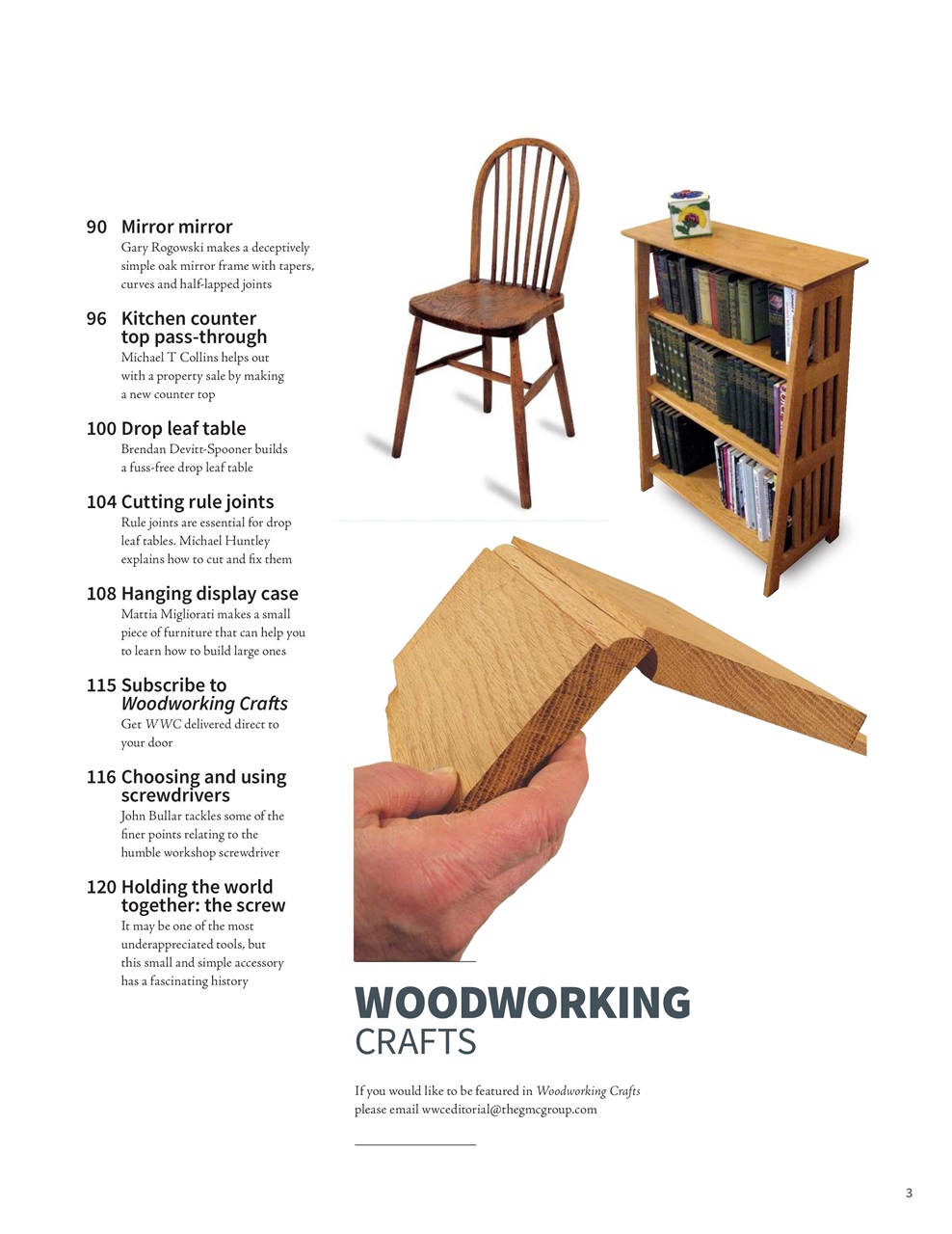 Woodworking Crafts Magazine Preview Pages
