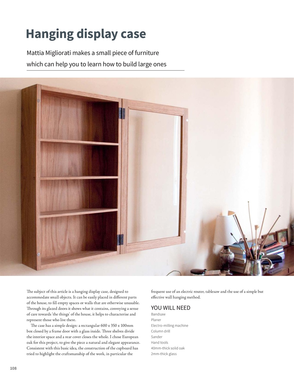 Woodworking Crafts Magazine Preview Pages