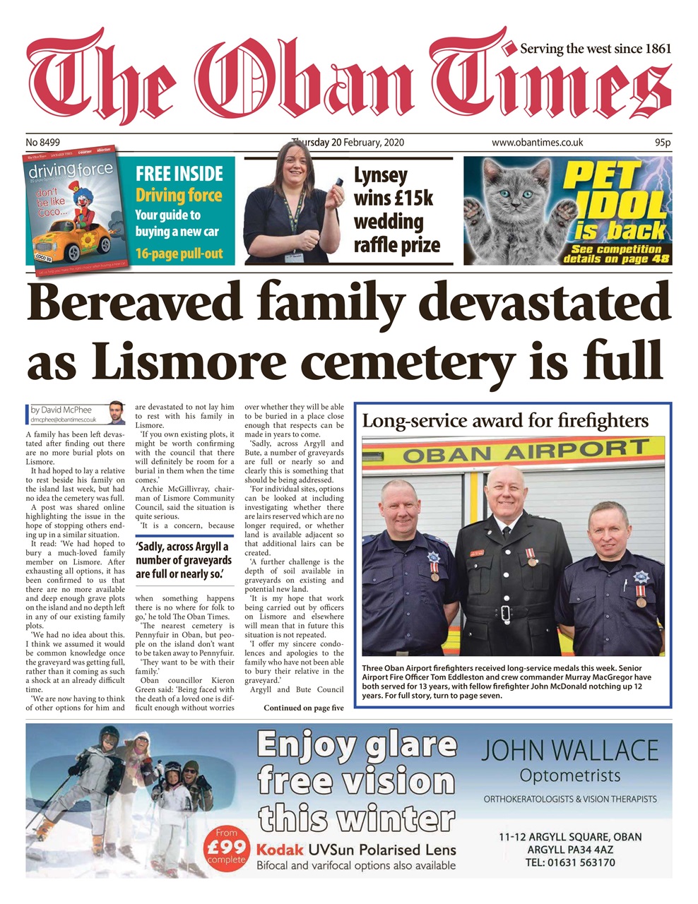 The Oban Times & Lochaber Times Preview Pages