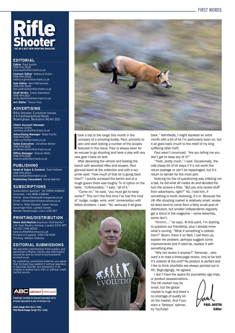 Rifle Shooter Preview Pages