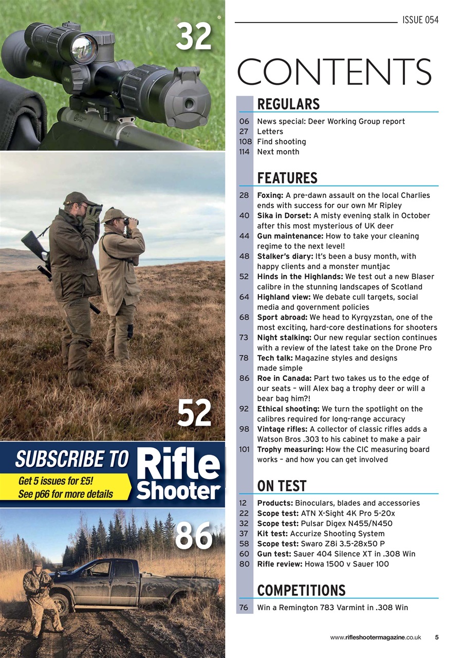 Rifle Shooter Preview Pages