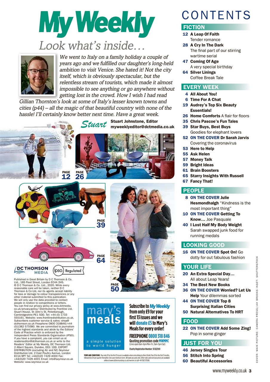 My Weekly Preview Pages