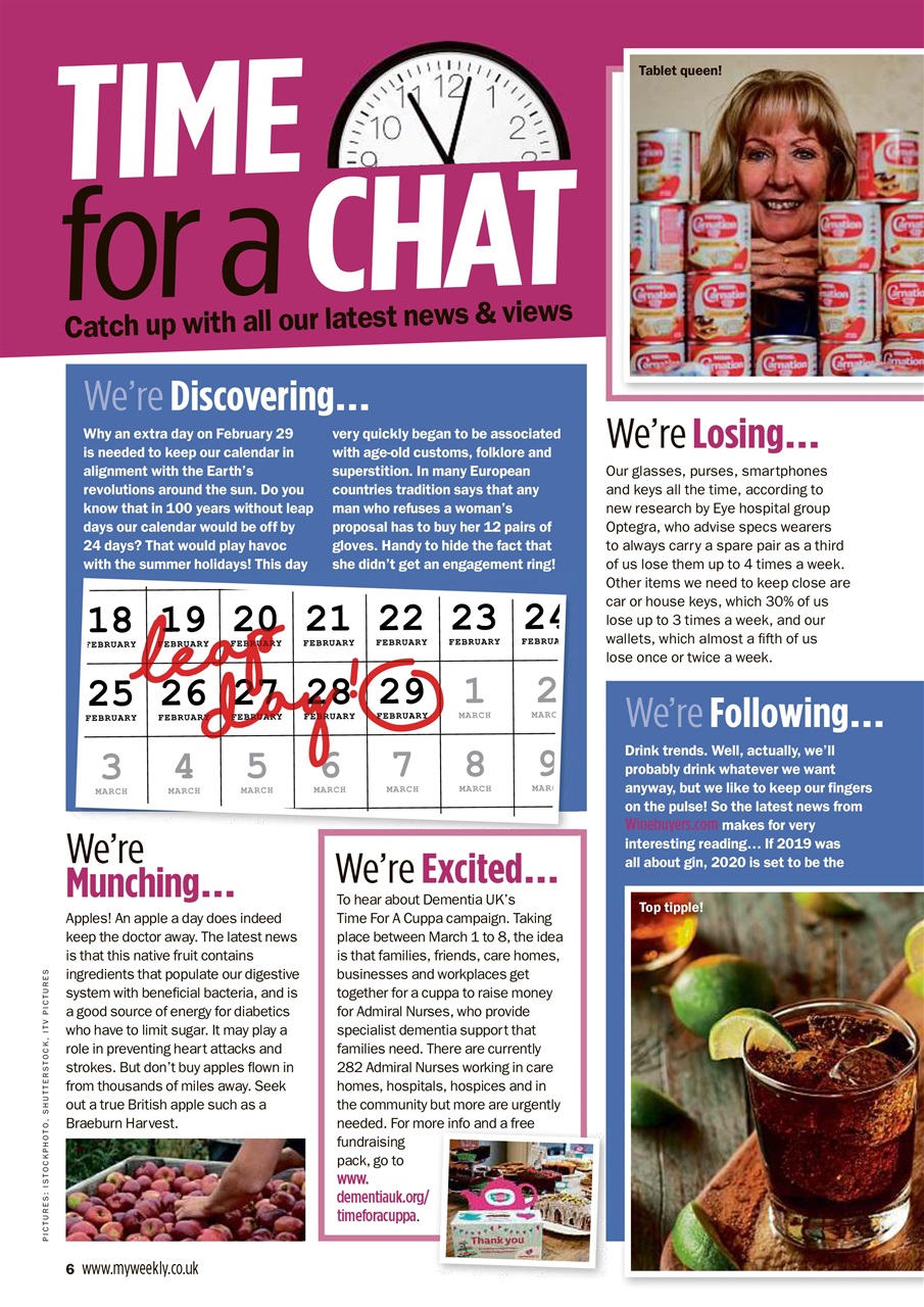 My Weekly Preview Pages