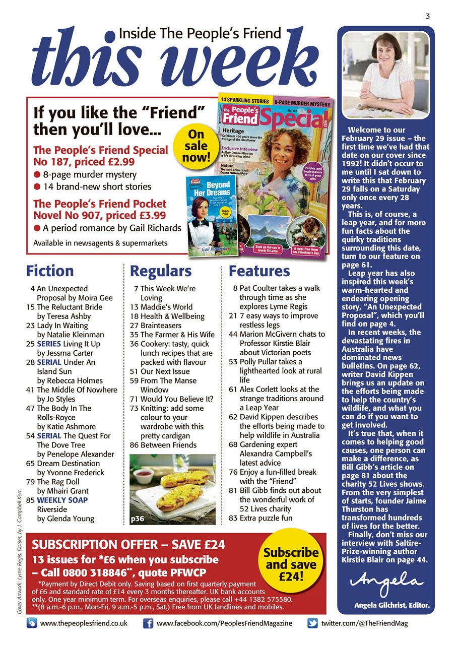 The People’s Friend Preview Pages