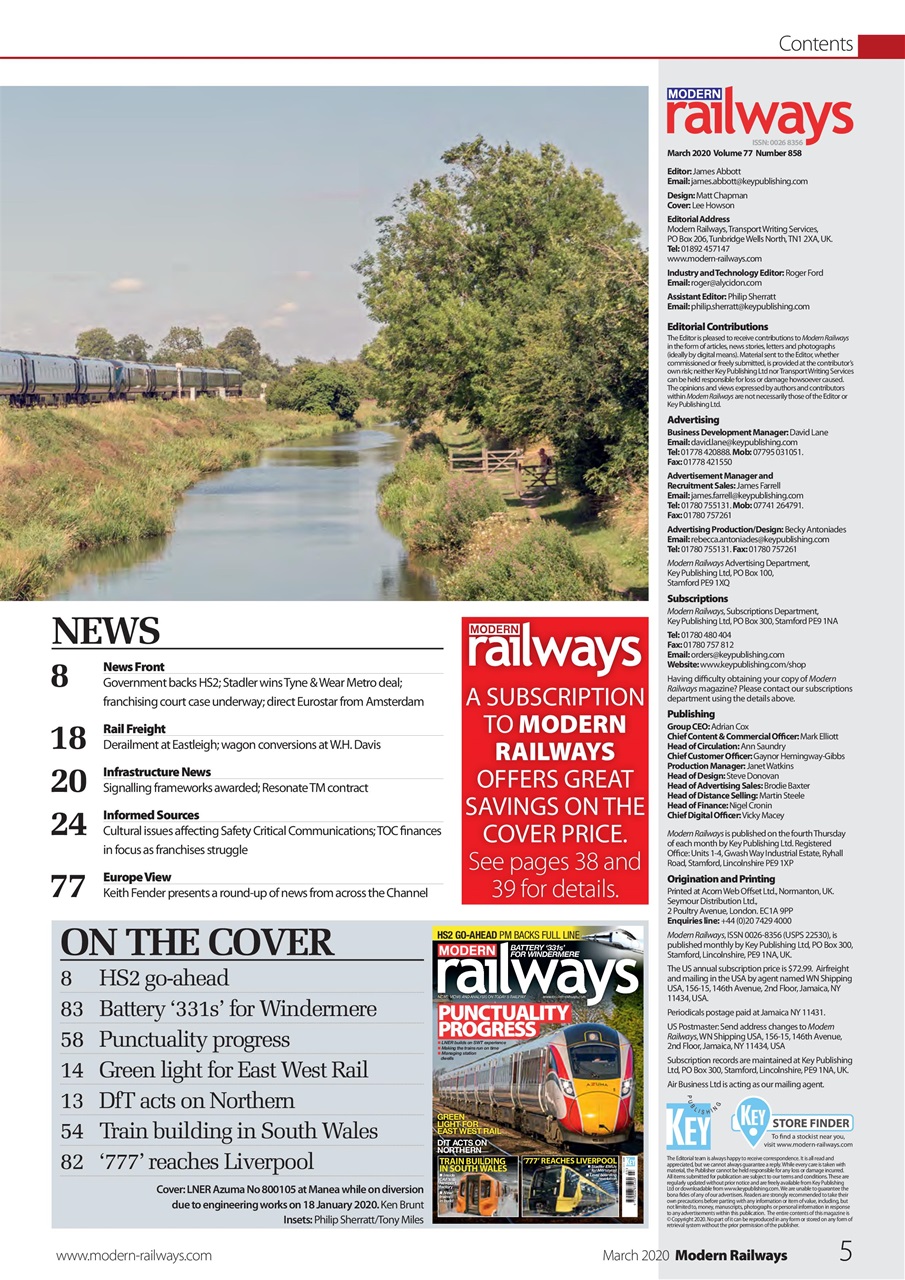 Modern Railways Preview Pages