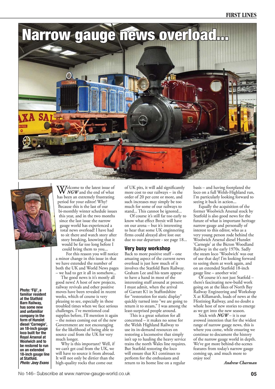Narrow Gauge World Preview Pages