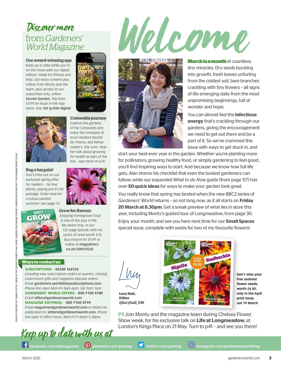 BBC Gardeners’ World Magazine Preview Pages