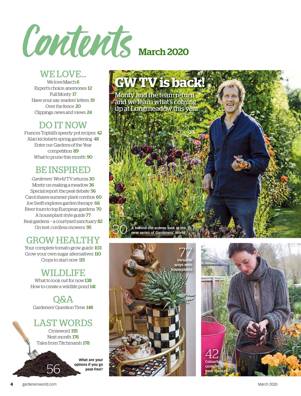 BBC Gardeners’ World Magazine Preview Pages