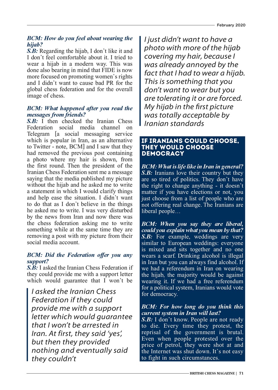 British Chess Magazine Preview Pages