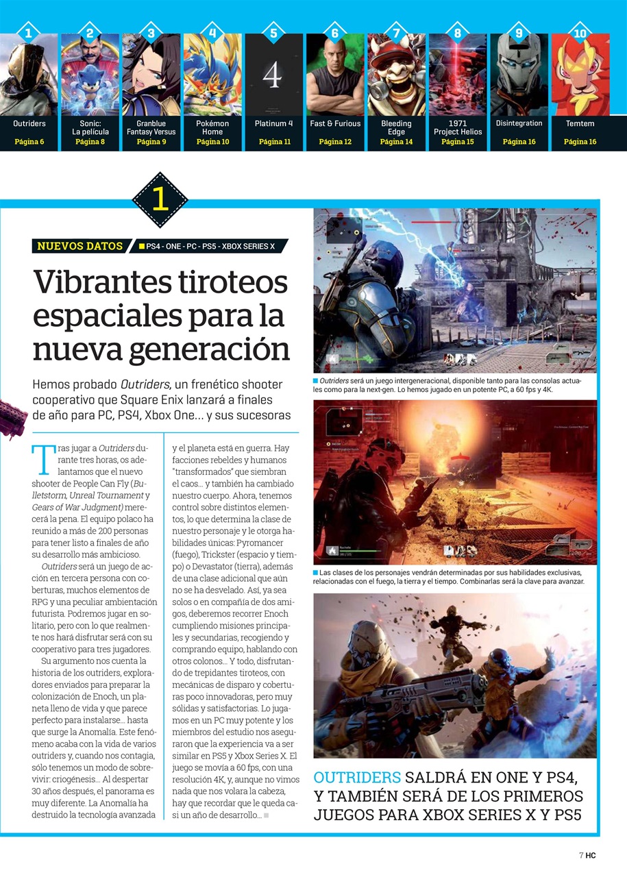 Hobby Consolas Preview Pages