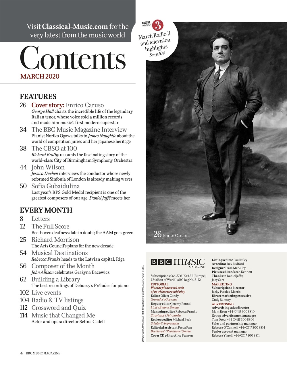 BBC Music Magazine Preview Pages