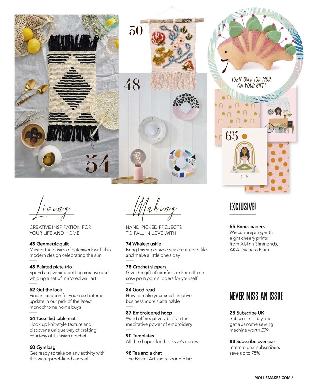 Mollie magazine Preview Pages