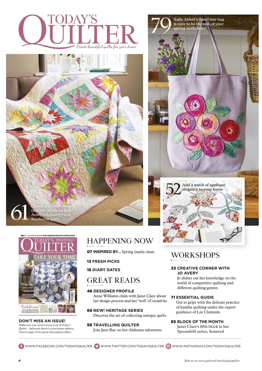 Today’s Quilter Preview Pages