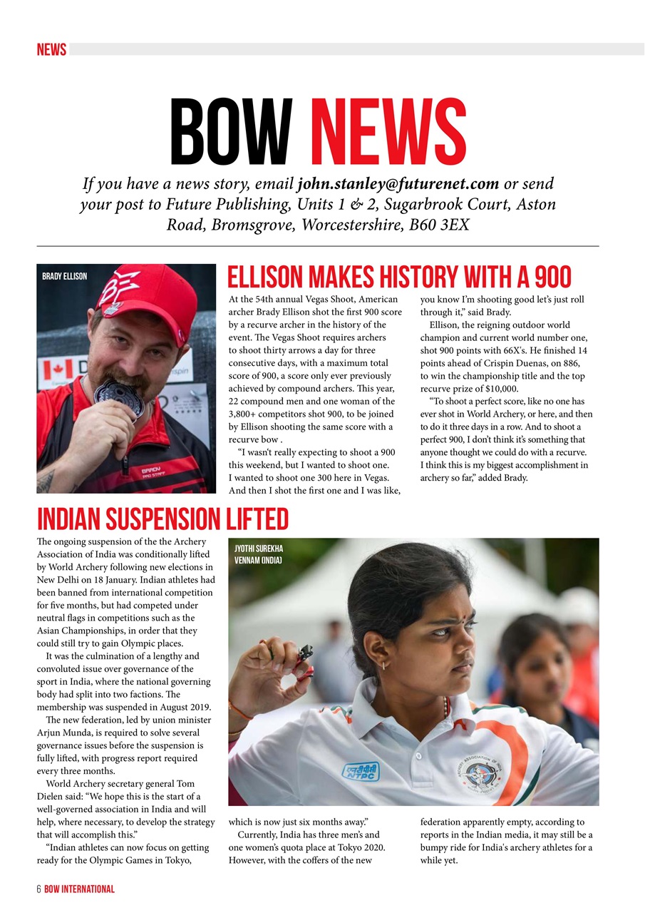 Bow International Preview Pages