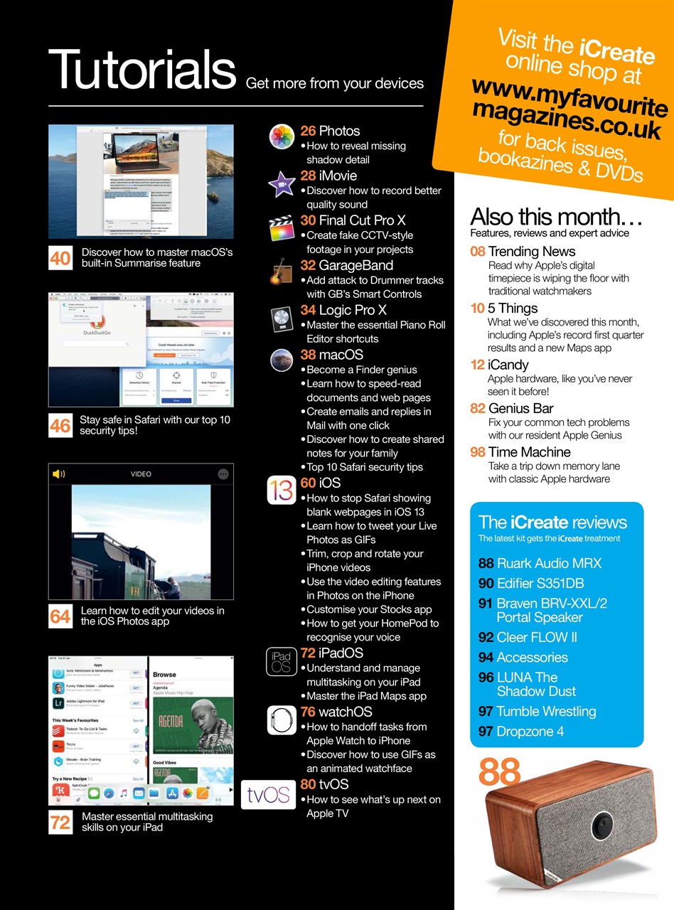 iCreate Preview Pages