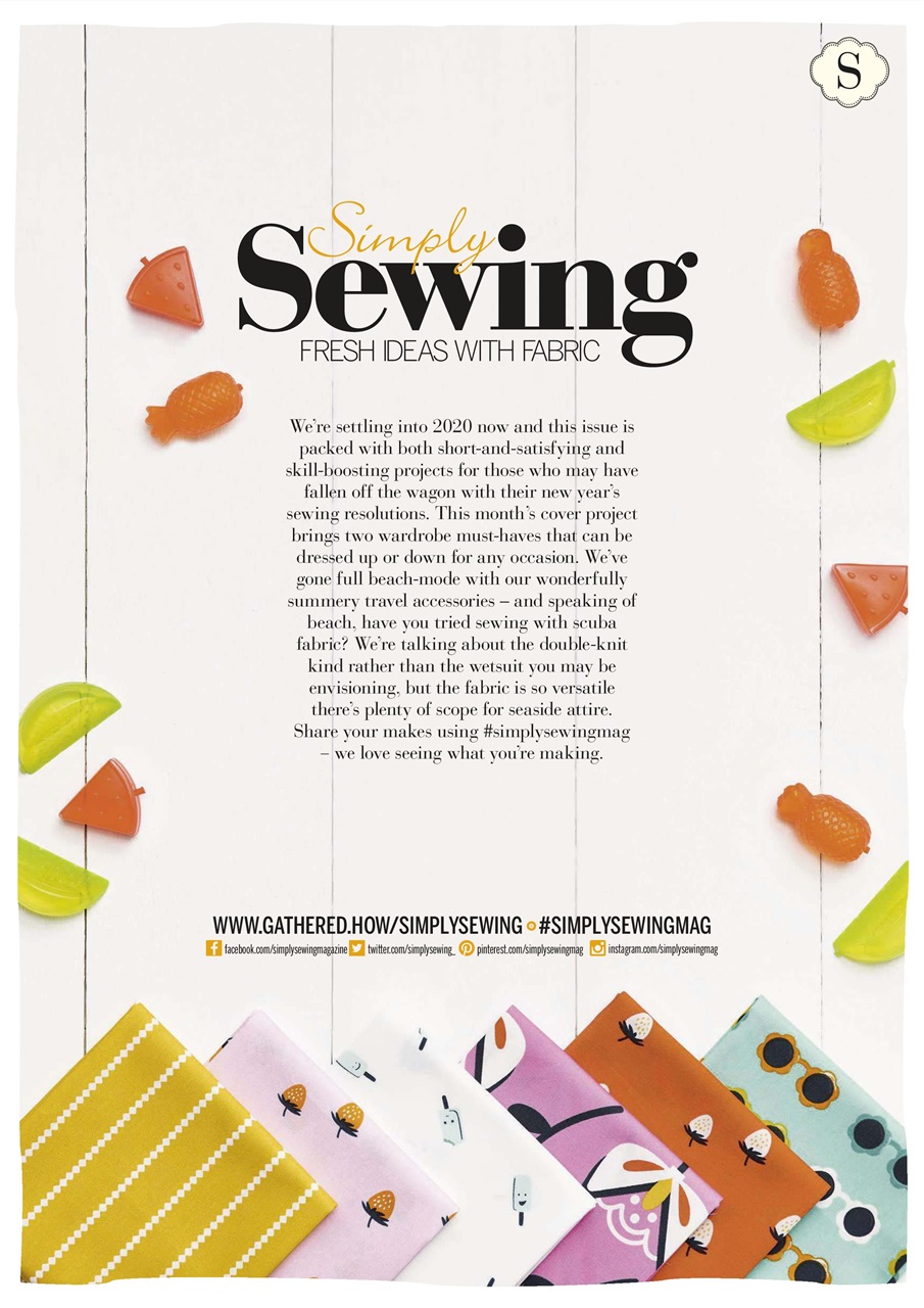 Simply Sewing Preview Pages