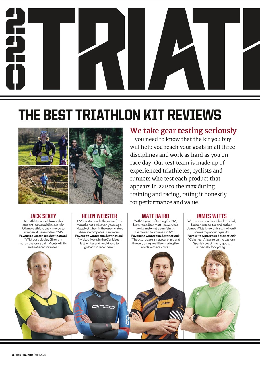 220 Triathlon Magazine Preview Pages