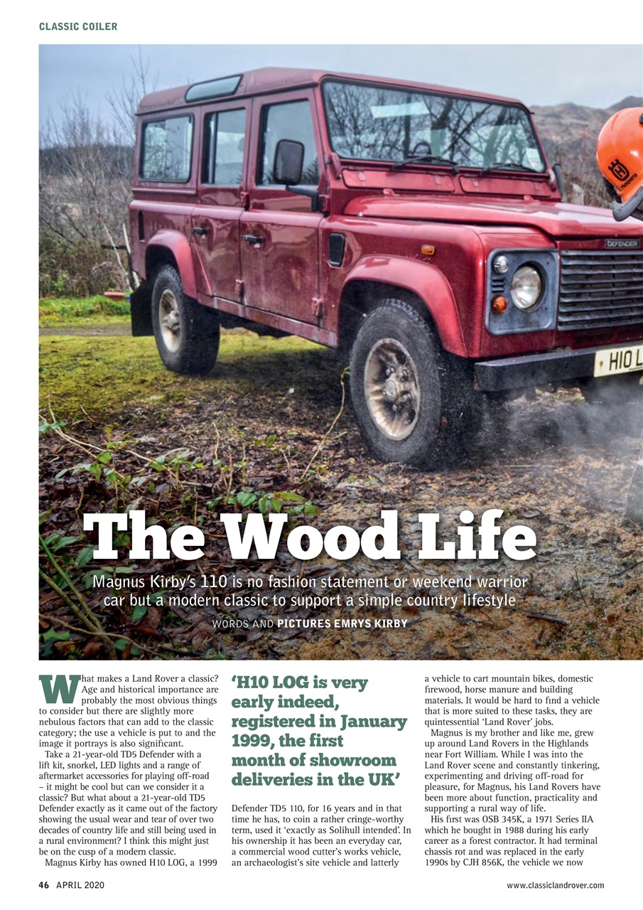 Classic Land Rover Magazine Preview Pages