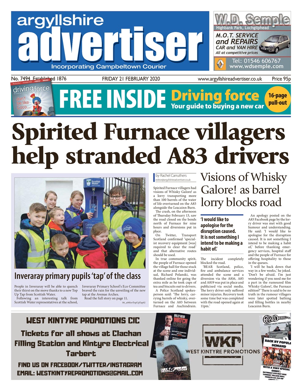 Argyllshire Advertiser Preview Pages
