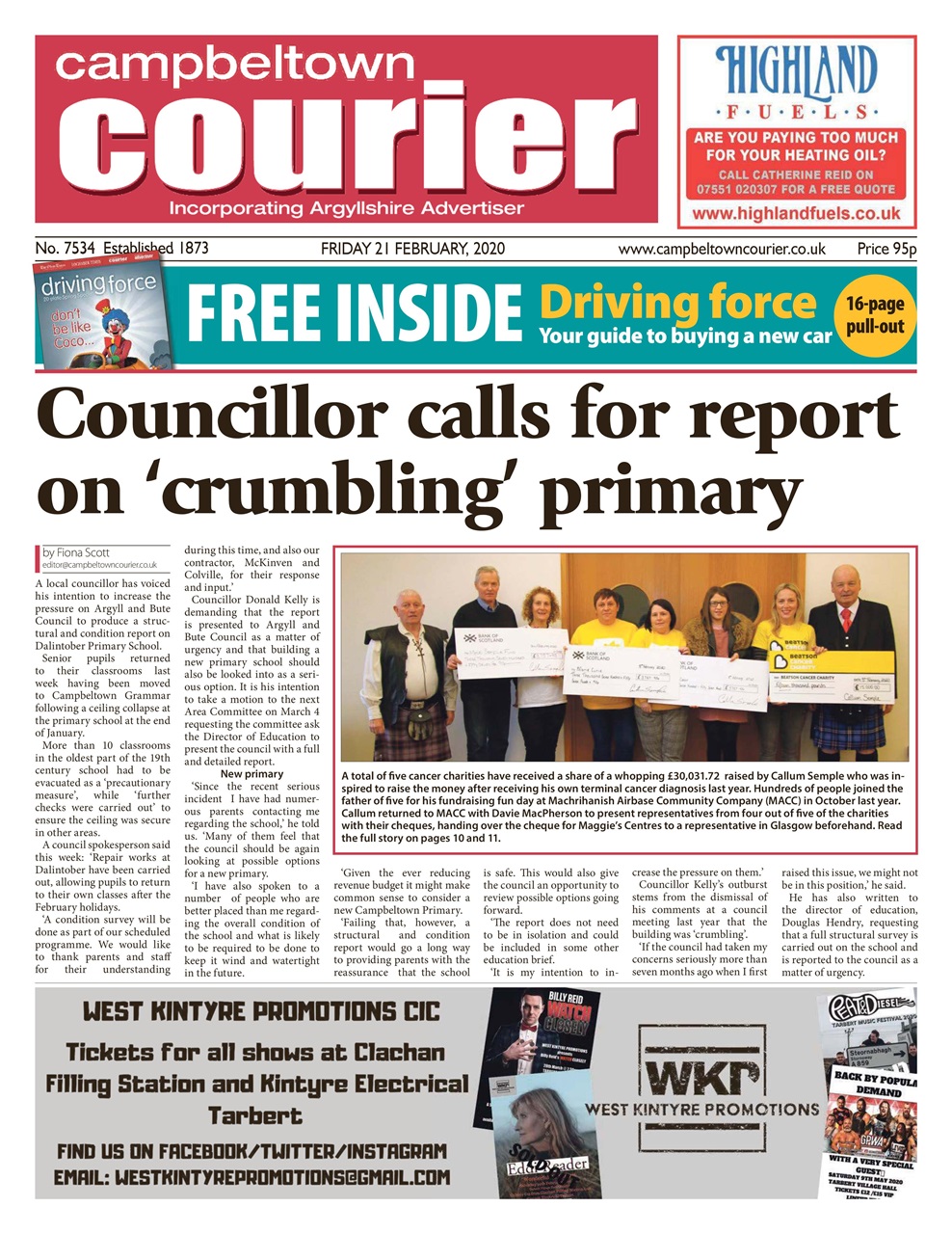 Campbeltown Courier Preview Pages