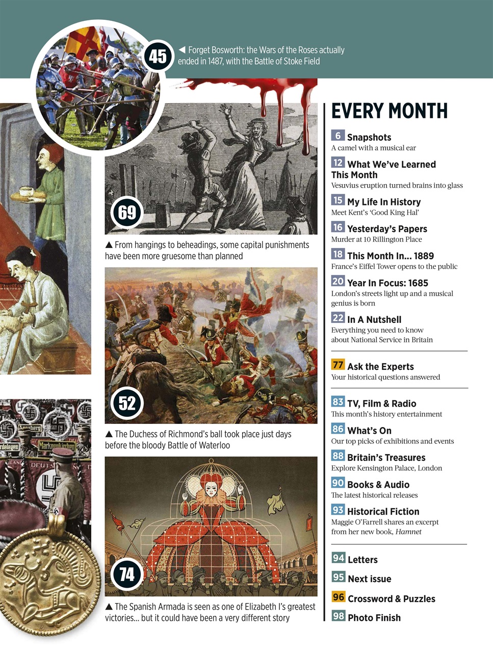BBC History Revealed Magazine Preview Pages